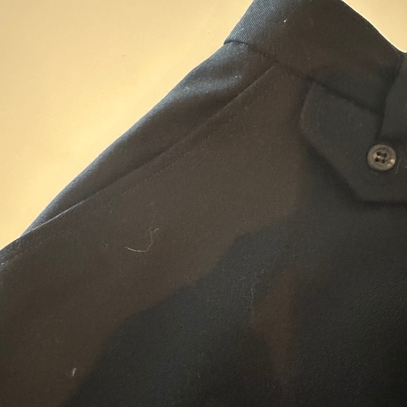 CLASSIC R. LAUREN BLACK GABARDINE WOOL SKIRT/EUC-SIZE 12 - Picture 6 of 11